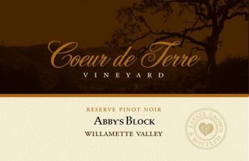 2012 Abby&#39;s Block Reserve Pinot Noir 