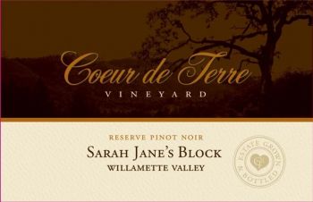 2021 Sarah Jane's Block Reserve Pinot Noir 