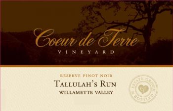 2014 Tallulah's Run Reserve Pinot Noir