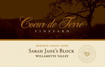 2011 Sarah Jane's Block Reserve Pinot Noir 